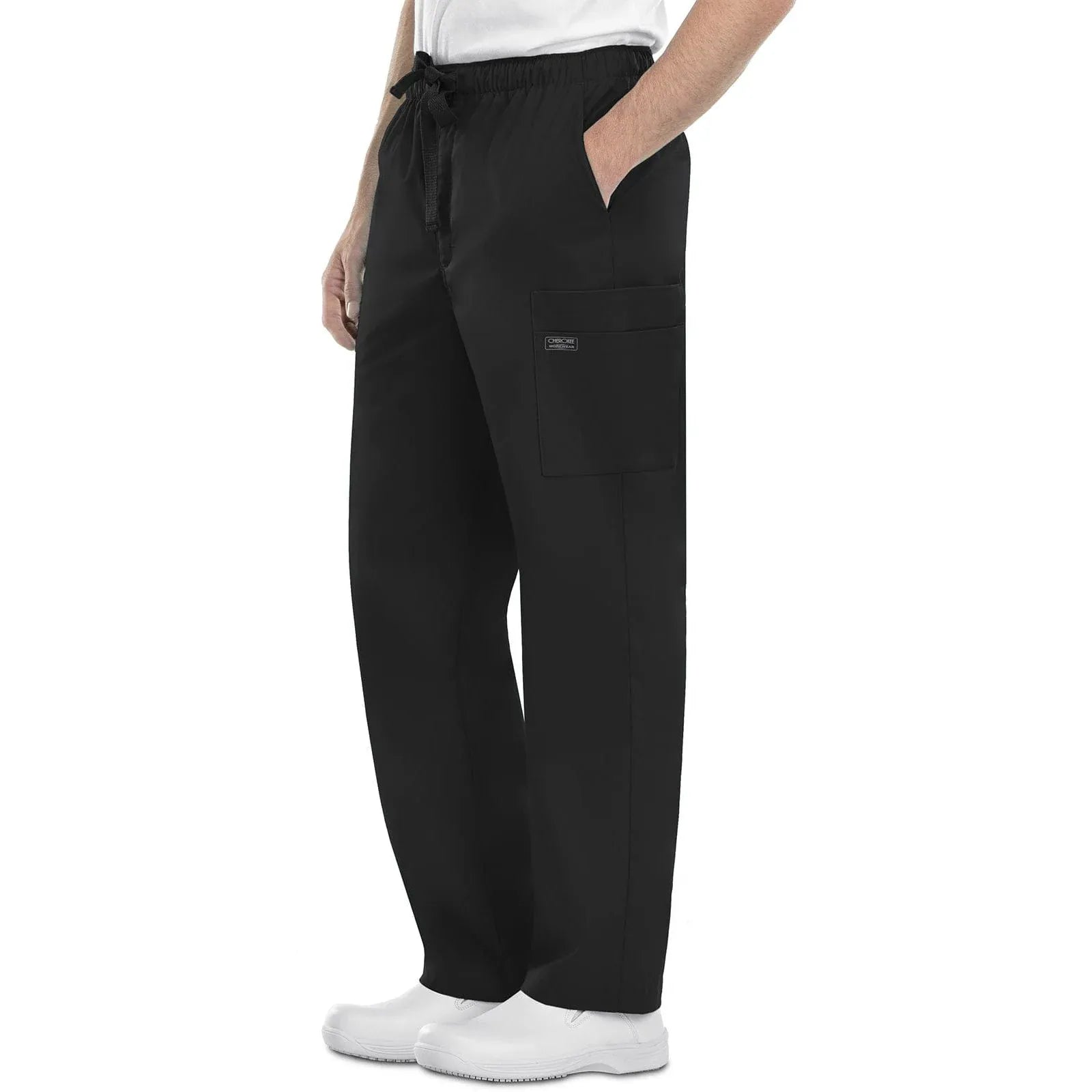 Cherokee Scrubs Pants XL Cherokee Workwear Core Stretch 4243 Scrubs Pants Men's Black