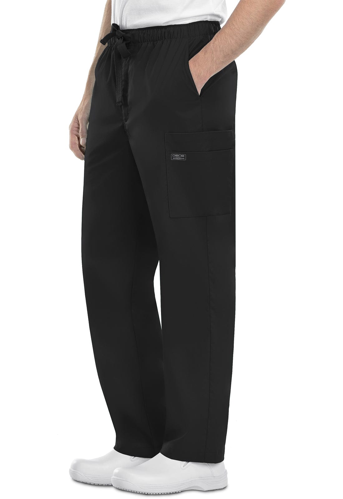 Cherokee Scrubs Pants XL Cherokee Workwear Core Stretch 4243 Scrubs Pants Men's Black