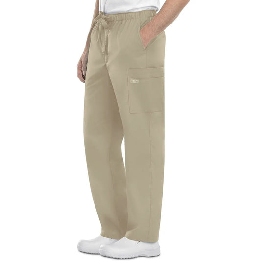 Cherokee Scrubs Pants XS Cherokee Workwear Core Stretch 4243 Scrubs Pants Men's Khaki