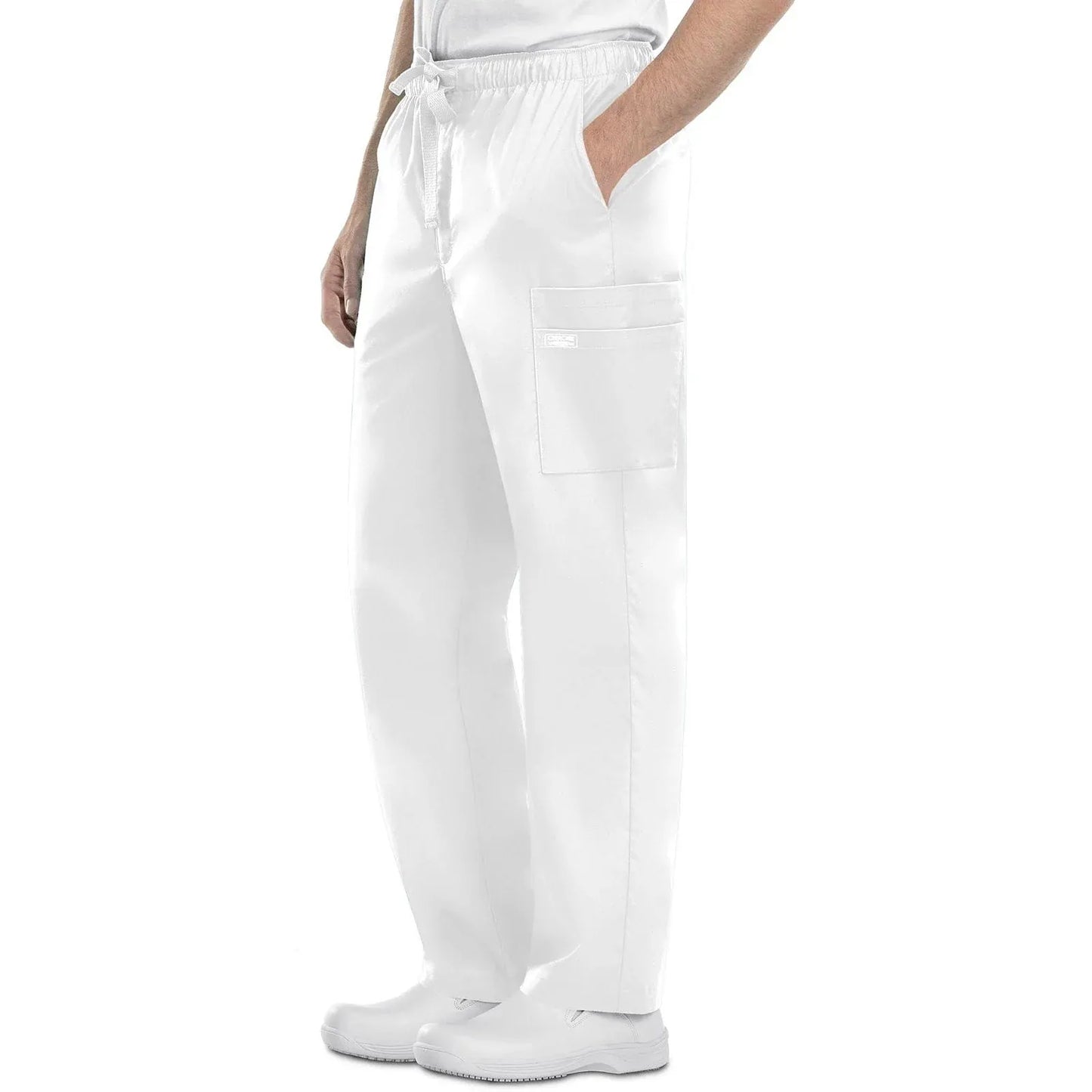 Cherokee Scrubs Pants XS Cherokee Workwear Core Stretch 4243 Scrubs Pants Men's White