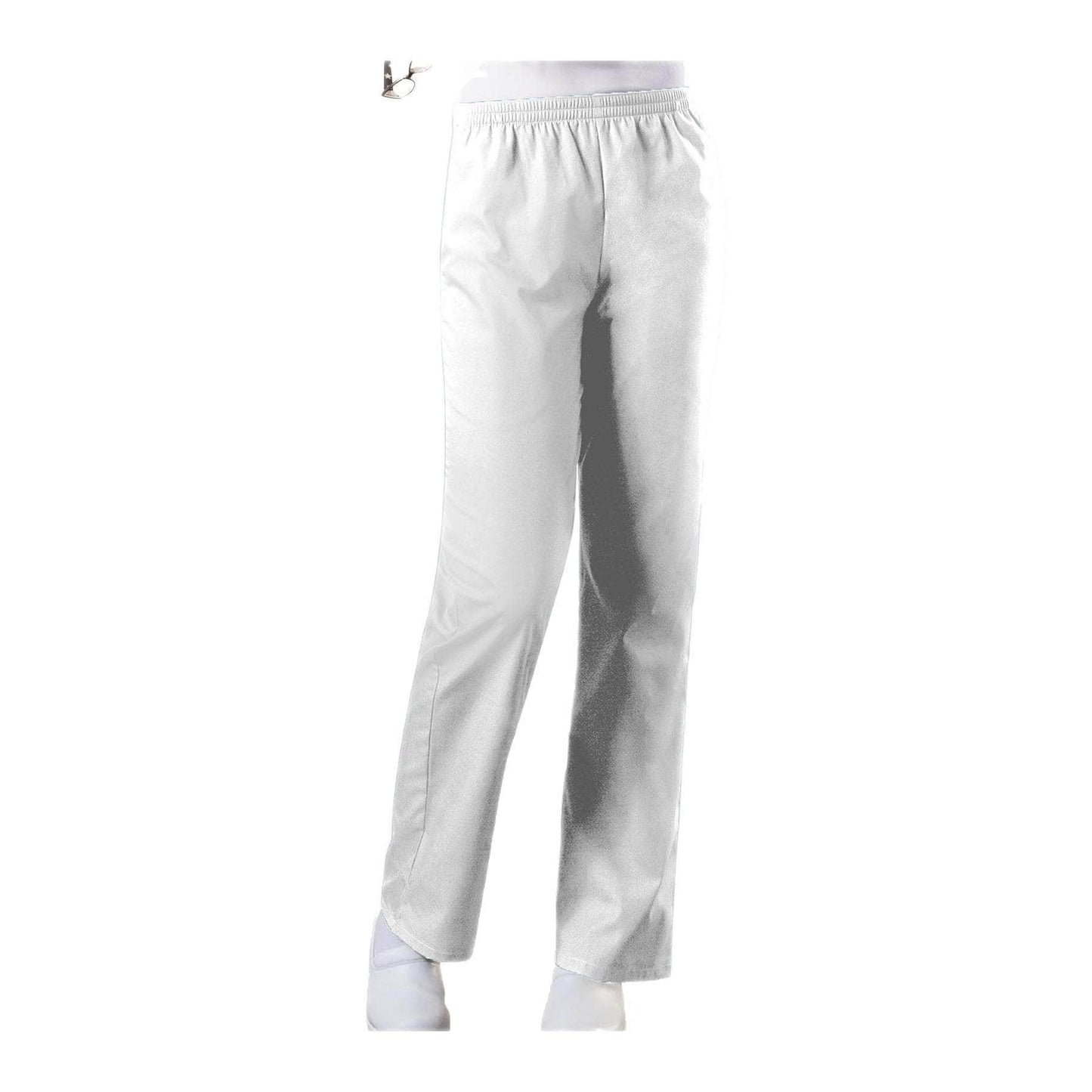 Cherokee Pant M / Regular Cherokee Workwear Pant WW Natural Rise Tapered Leg Pull-On Pant White