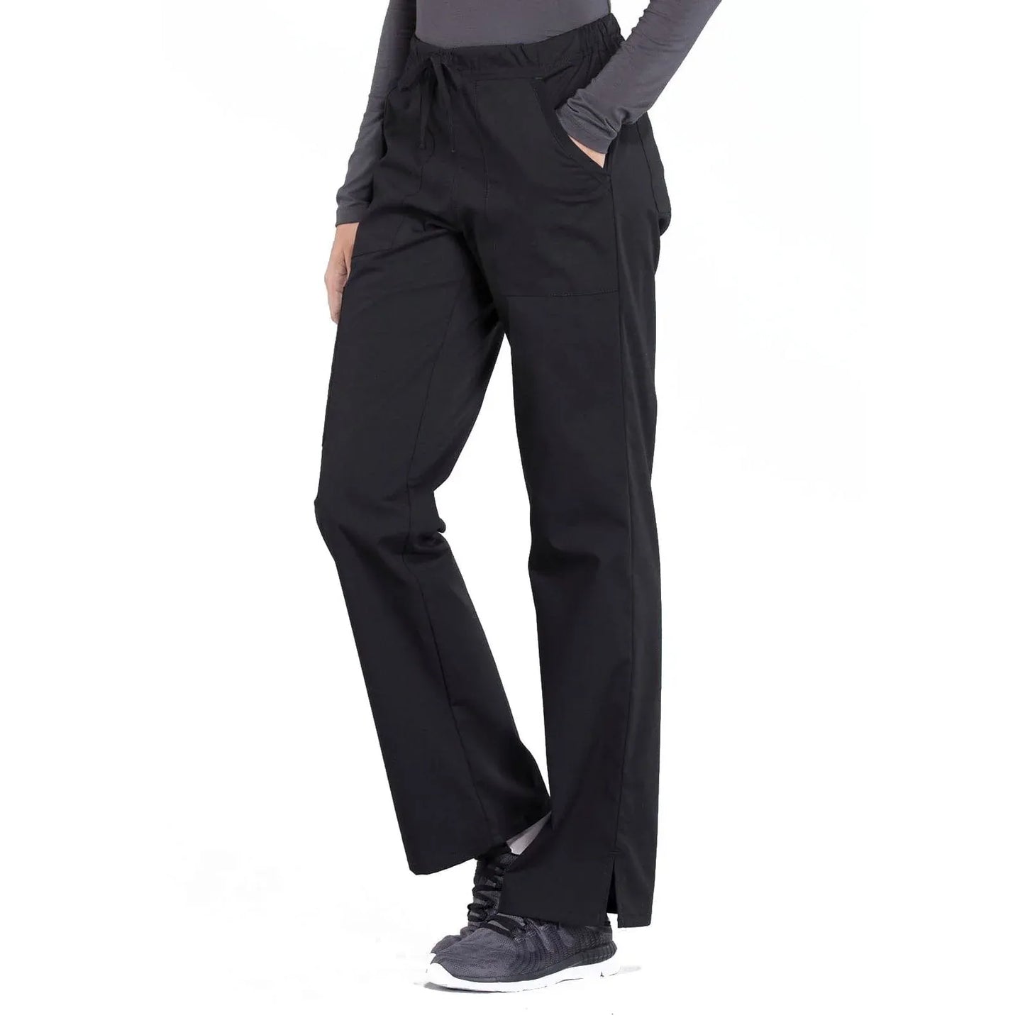 Cherokee Scrubs Pants Cherokee Workwear Professionals WW160 Scrubs Pants Womens Black