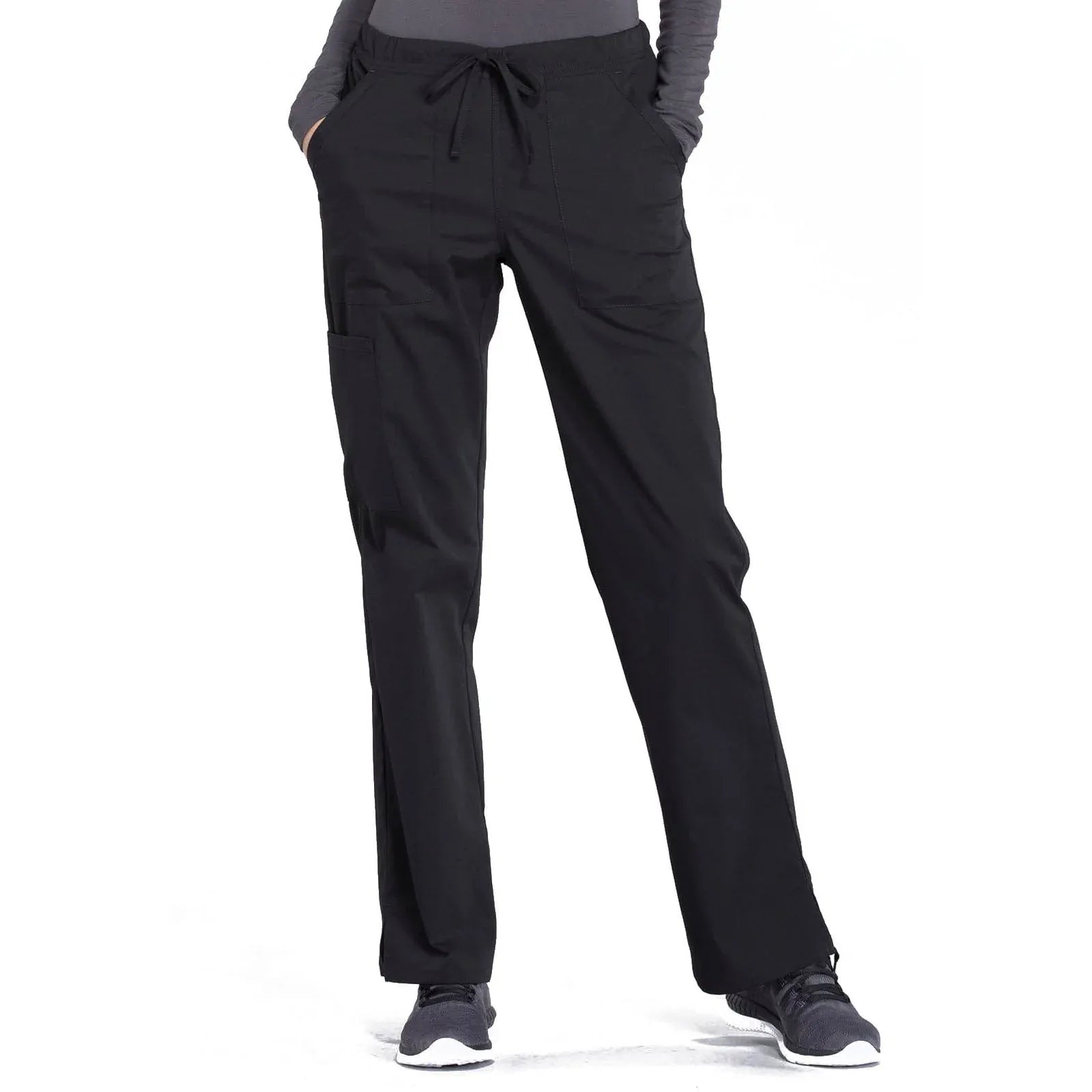 Cherokee Scrubs Pants 2XL / Regular Length Cherokee Workwear Professionals WW160 Scrubs Pants Womens Black