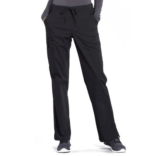 Cherokee Scrubs Pants 2XL / Regular Length Cherokee Workwear Professionals WW160 Scrubs Pants Womens Black