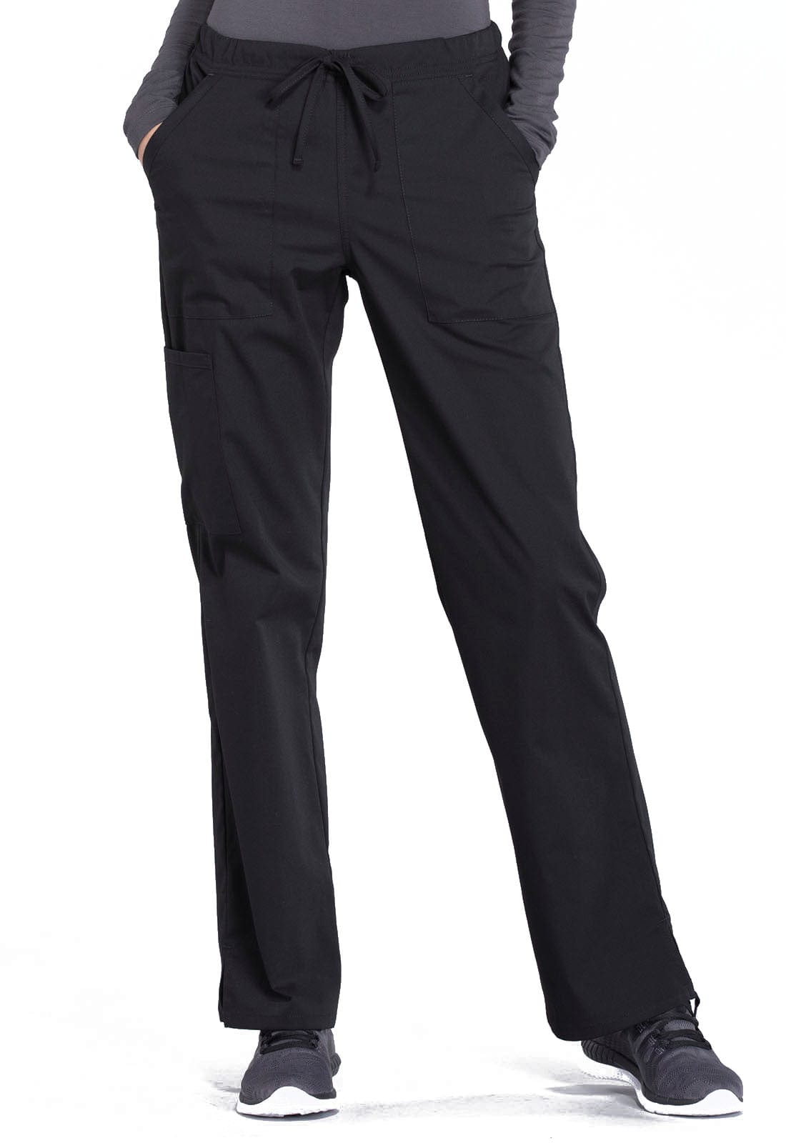 Cherokee Scrubs Pants 2XL / Regular Length Cherokee Workwear Professionals WW160 Scrubs Pants Womens Black