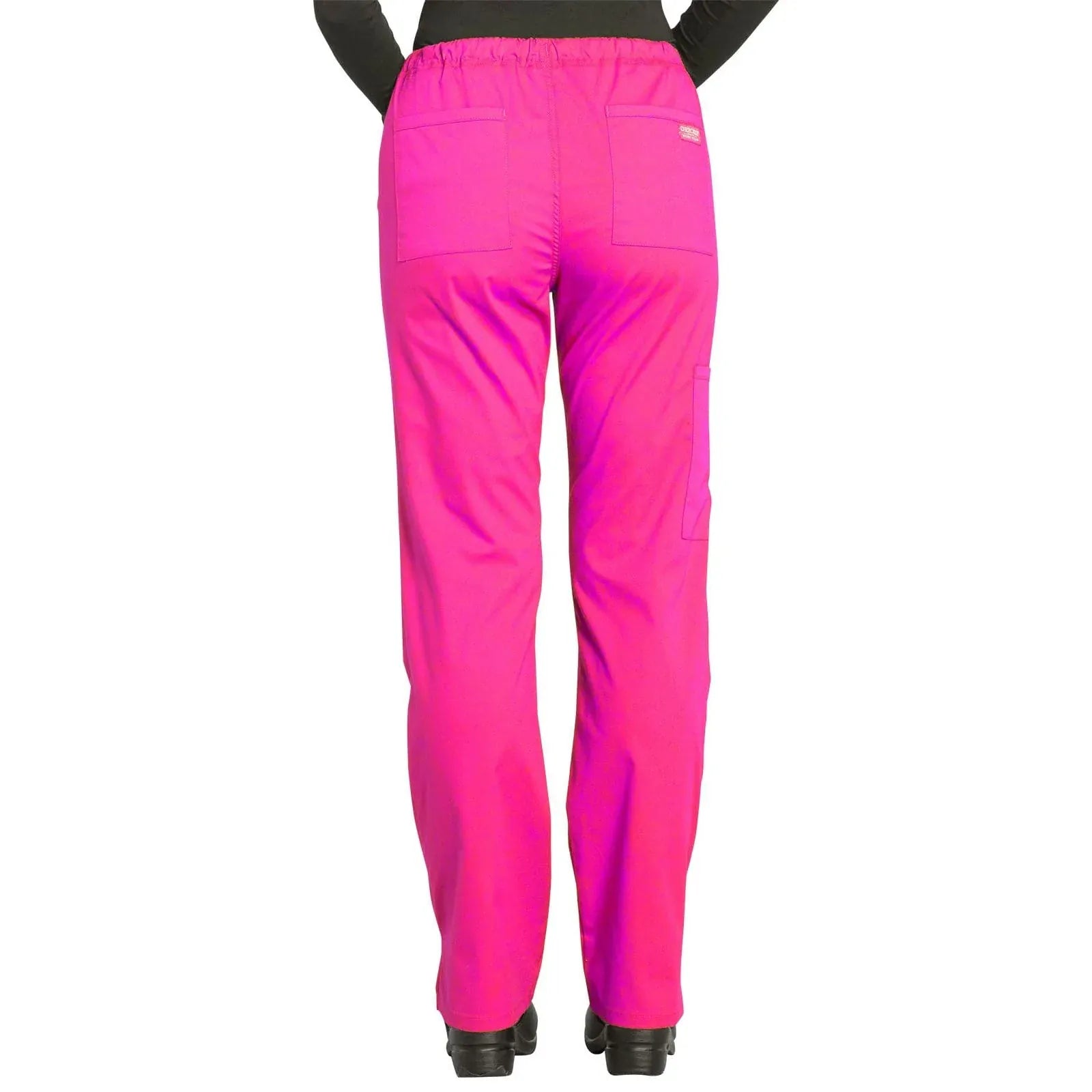 Cherokee Scrubs Pants Cherokee Workwear Professionals WW160 Scrubs Pants Womens Electric Pink