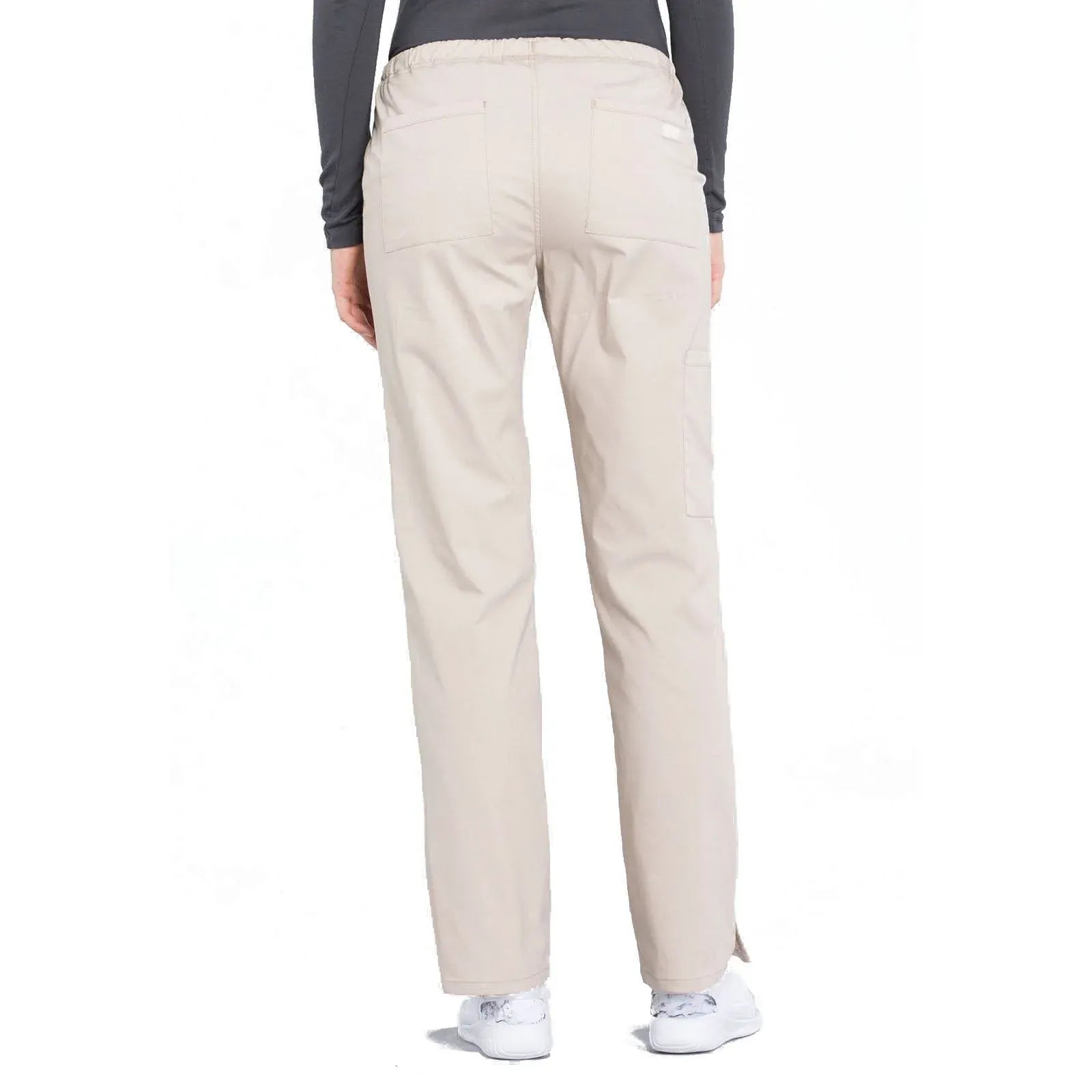 Cherokee Scrubs Pants XS / Regular Length Cherokee Workwear Professionals WW160 Scrubs Pants Womens Khaki