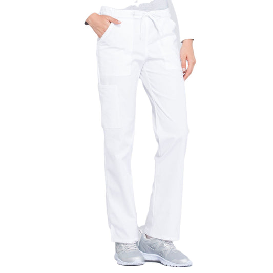 Cherokee Scrubs Pants S / Regular Length Cherokee Workwear Professionals WW160 Scrubs Pants Womens White