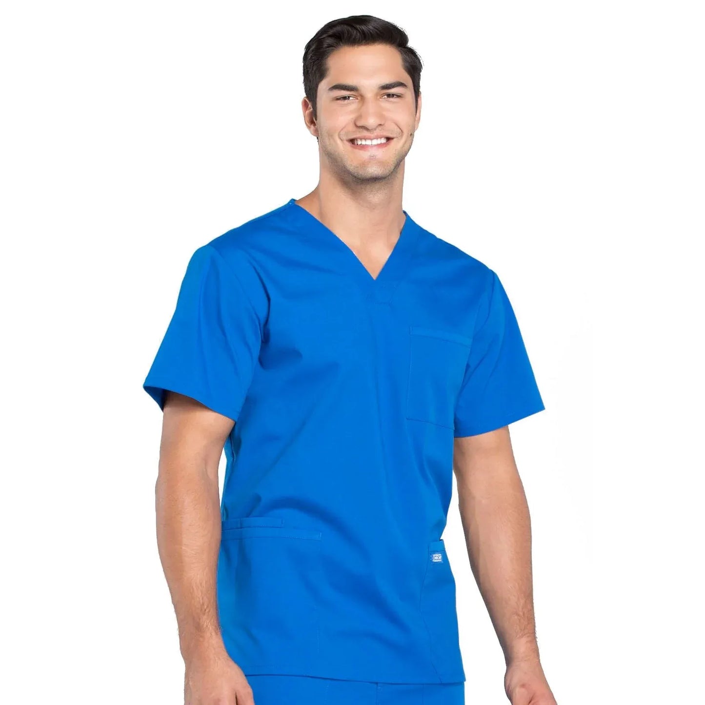 Cherokee 4XL Cherokee WW695 Royal Professionals Mens V-Neck Top