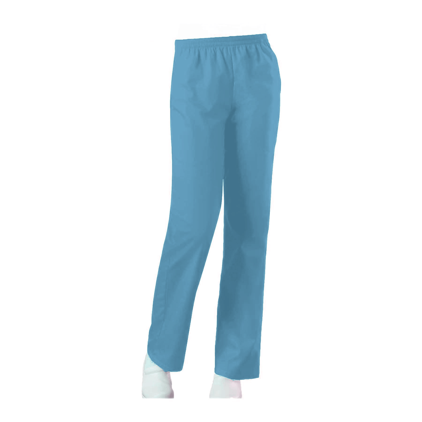 Cherokee Workwear Scrubs Natural Rise Tapered Leg Pull-On Pant Elastic Waste 4001 Ceil Blue