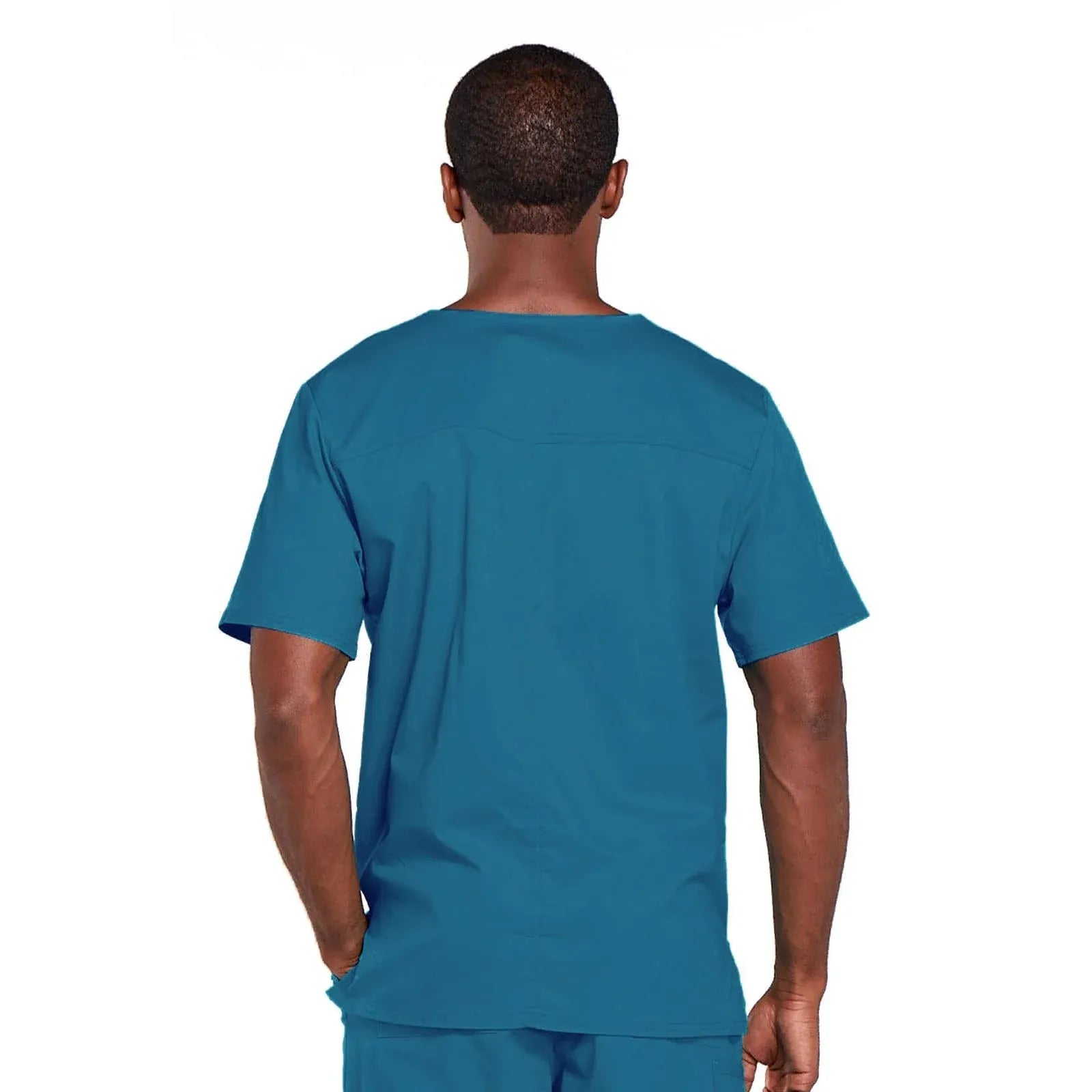 Cherokee Top Cherokee Workwear Top WW Core Stretch Unisex Unisex V-Neck Top Caribbean Blue