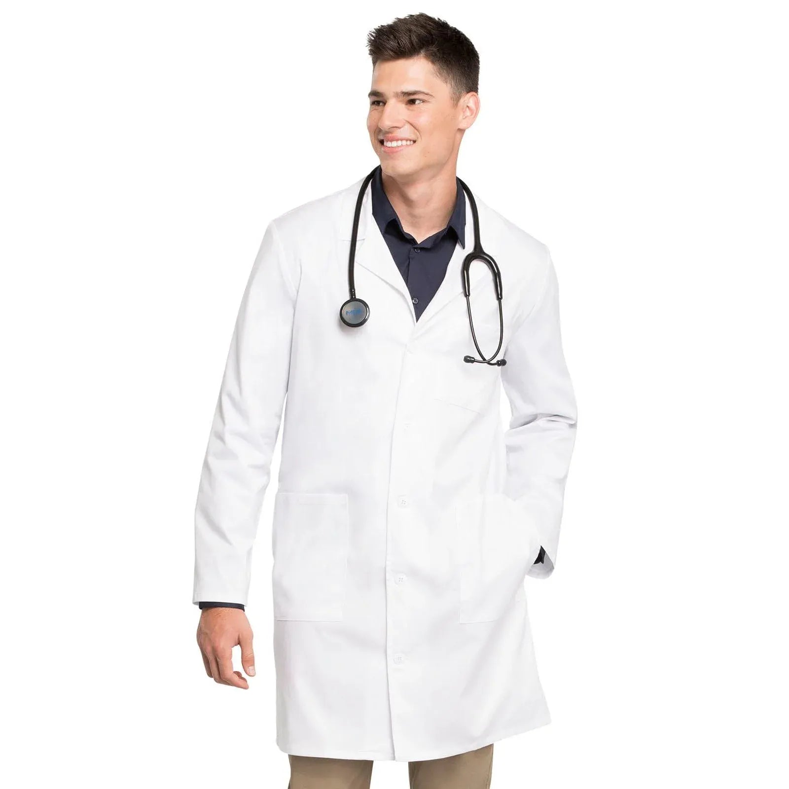Cherokee Lab Coats Cherokee WW Core Stretch 4403 Lab Coat Unisex 38" White