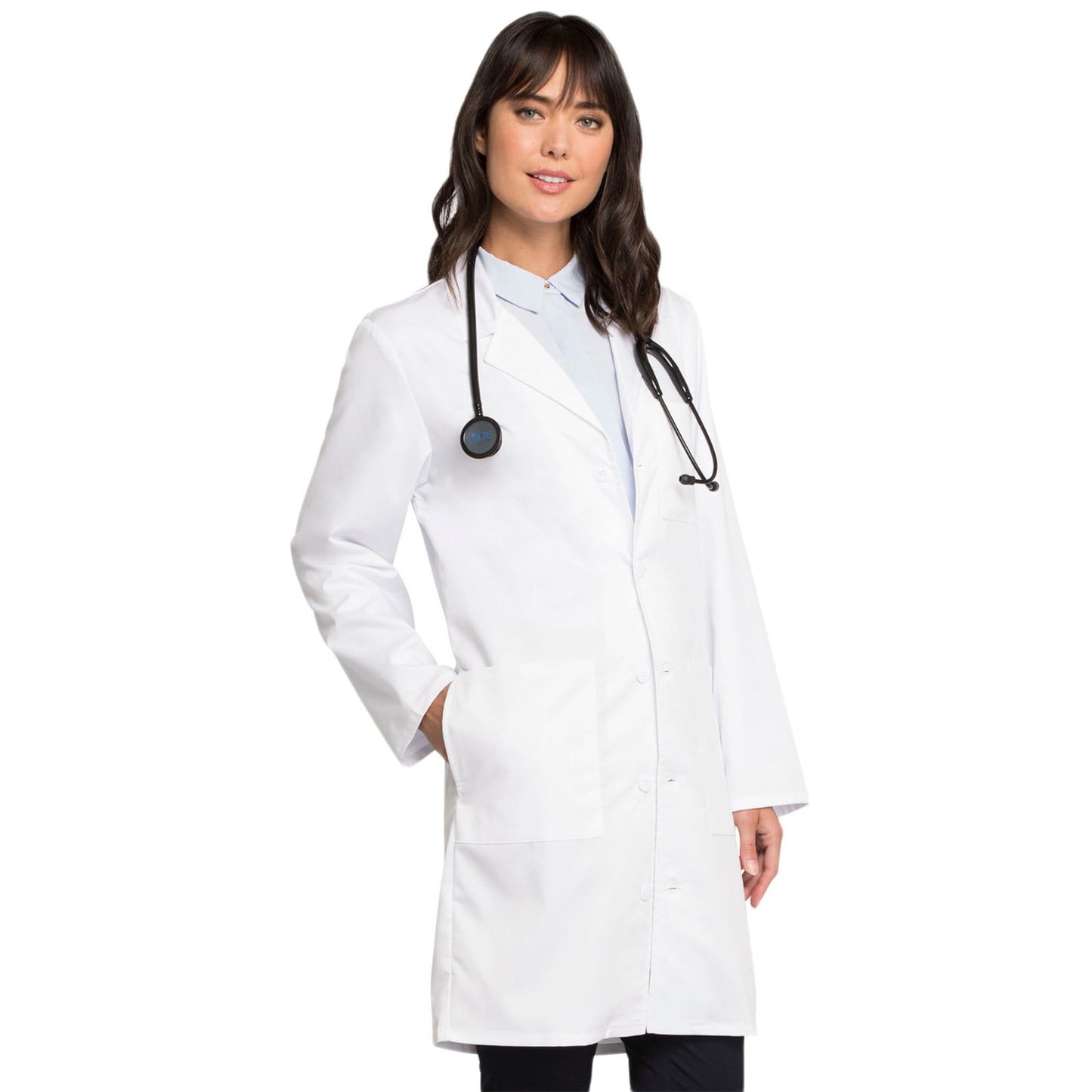 Cherokee Lab Coats Cherokee WW Core Stretch 4403 Lab Coat Unisex 38" White