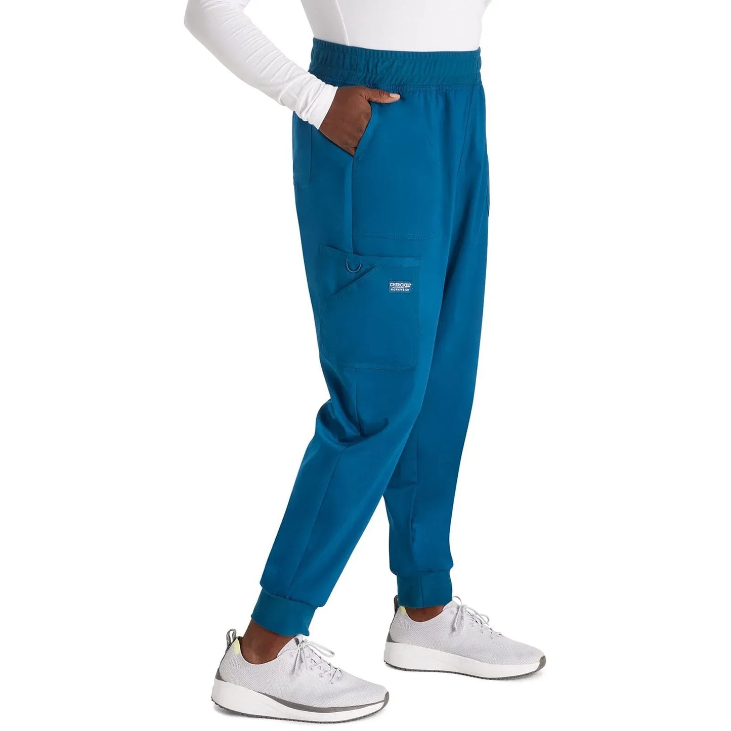 Cherokee WW115 Revolution Jogger Scrubs Pant Caribbean Blue