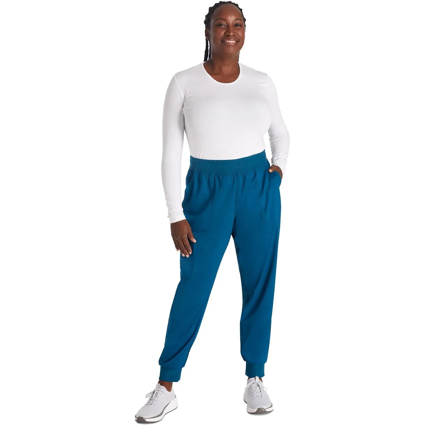 Cherokee WW115 Revolution Jogger Scrubs Pant Caribbean Blue