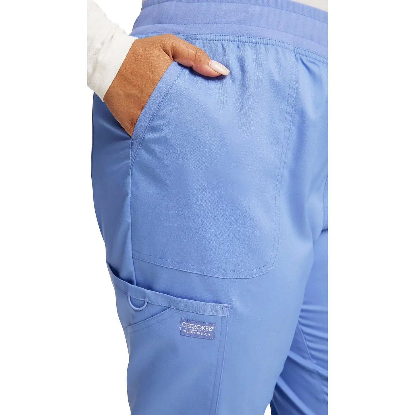 Cherokee WW115 Revolution Jogger Scrubs Pant Ciel Blue