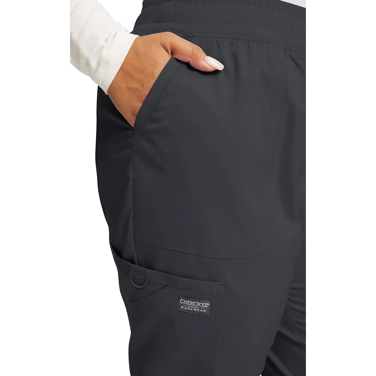 Cherokee WW115 Revolution Jogger Scrubs Pant Pewter