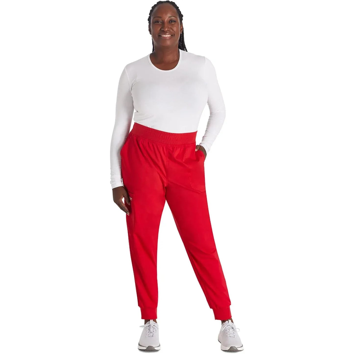 Cherokee WW115 Revolution Jogger Scrubs Pant Red