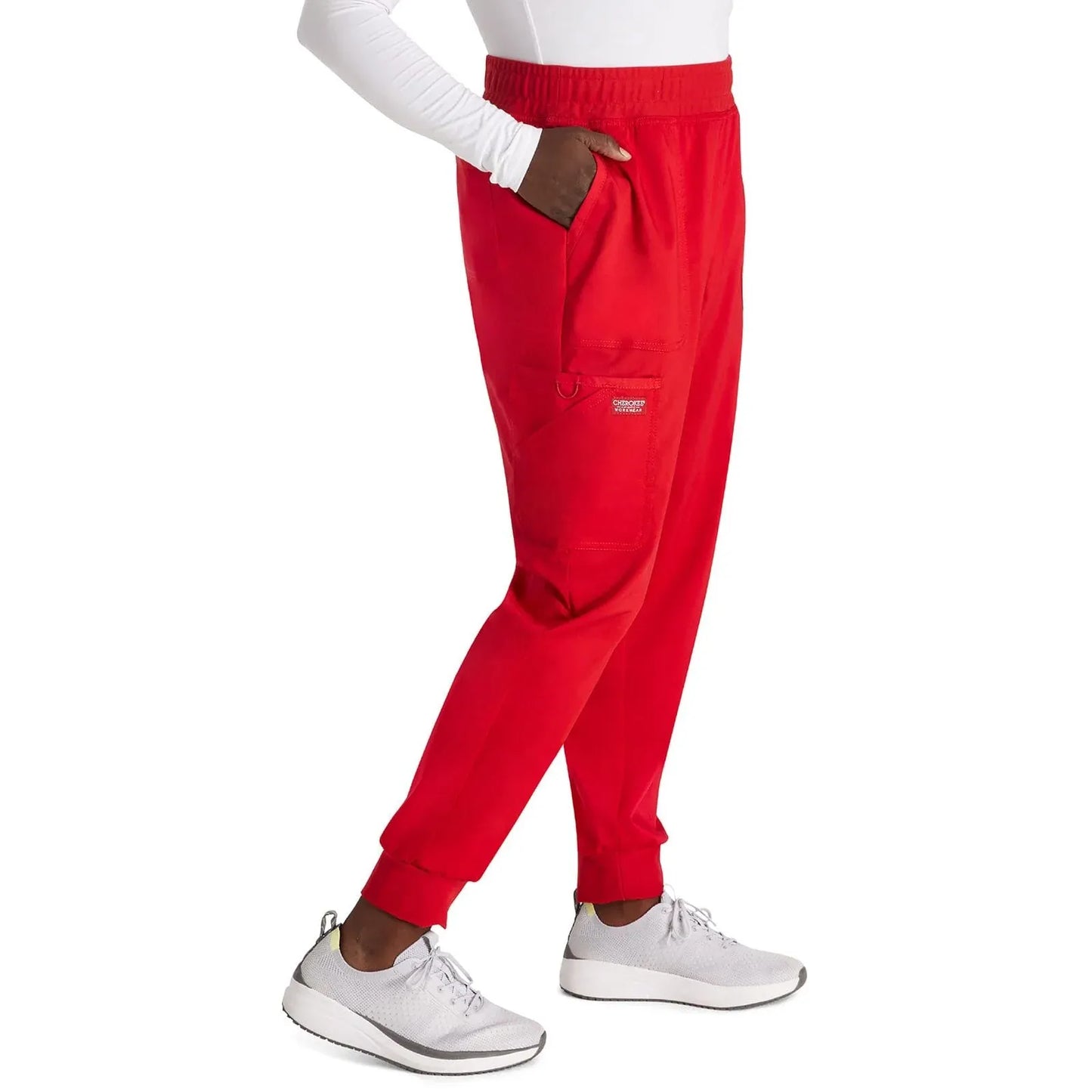 Cherokee WW115 Revolution Jogger Scrubs Pant Red