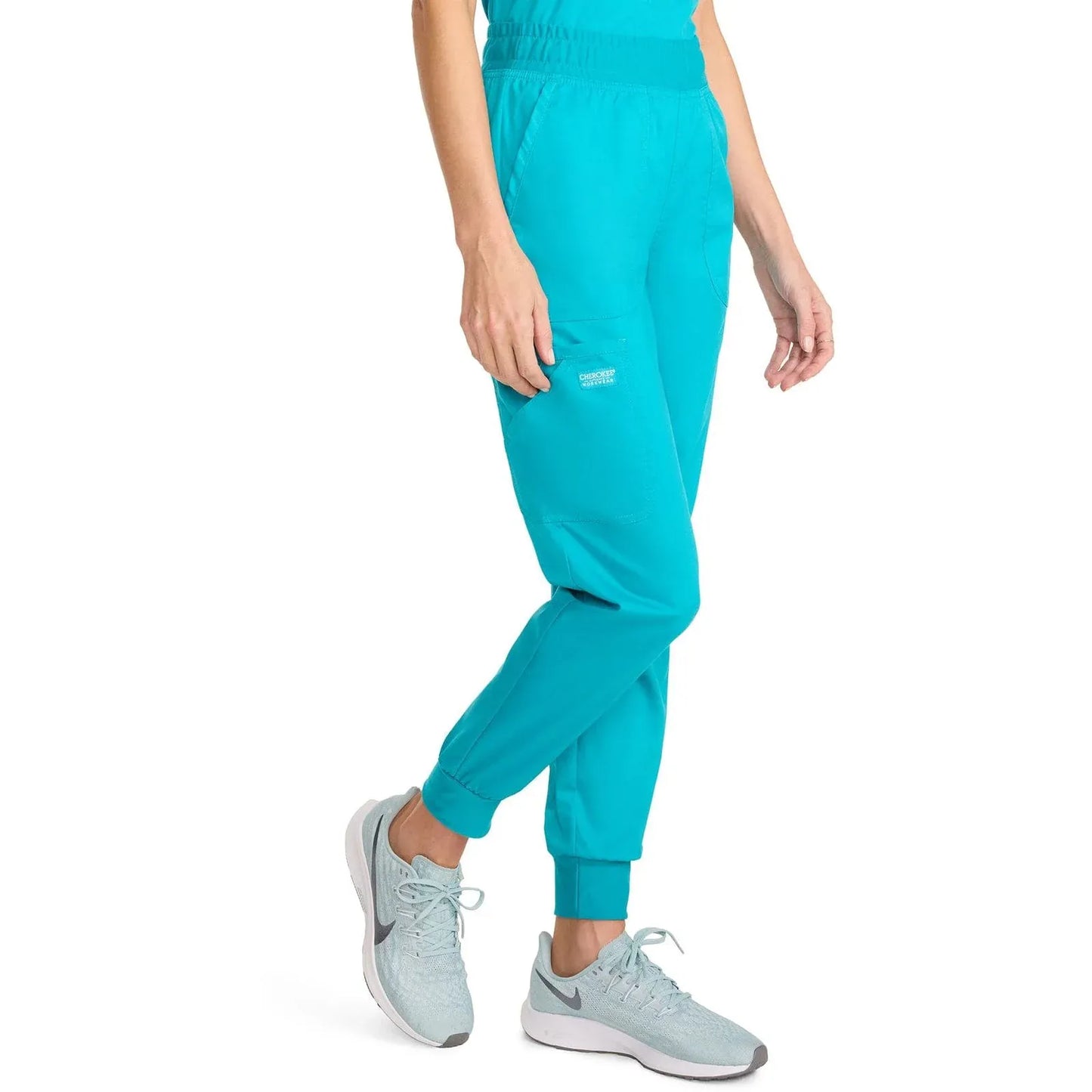 Cherokee WW115 Revolution Jogger Scrubs Pant Teal Blue