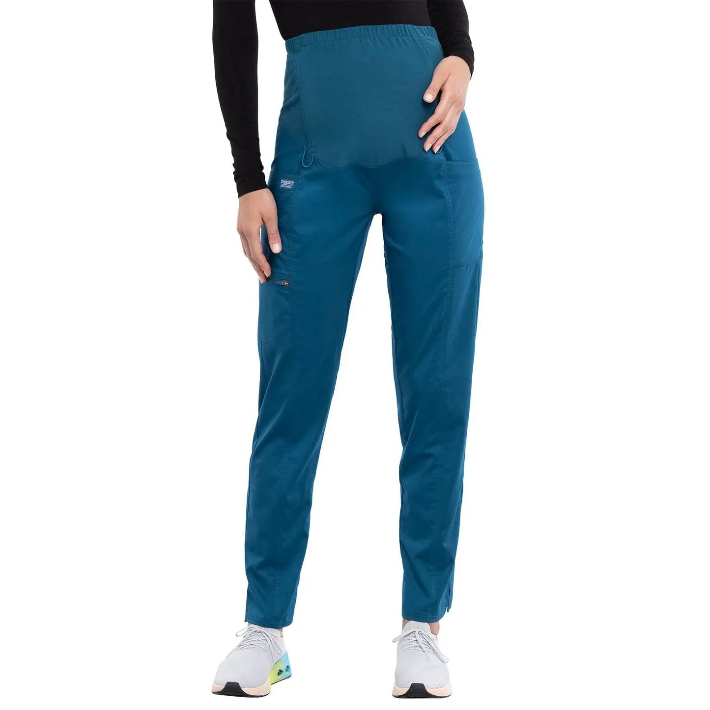 Cherokee Cherokee WW155 Caribbean Blue Revolution Maternity Pant