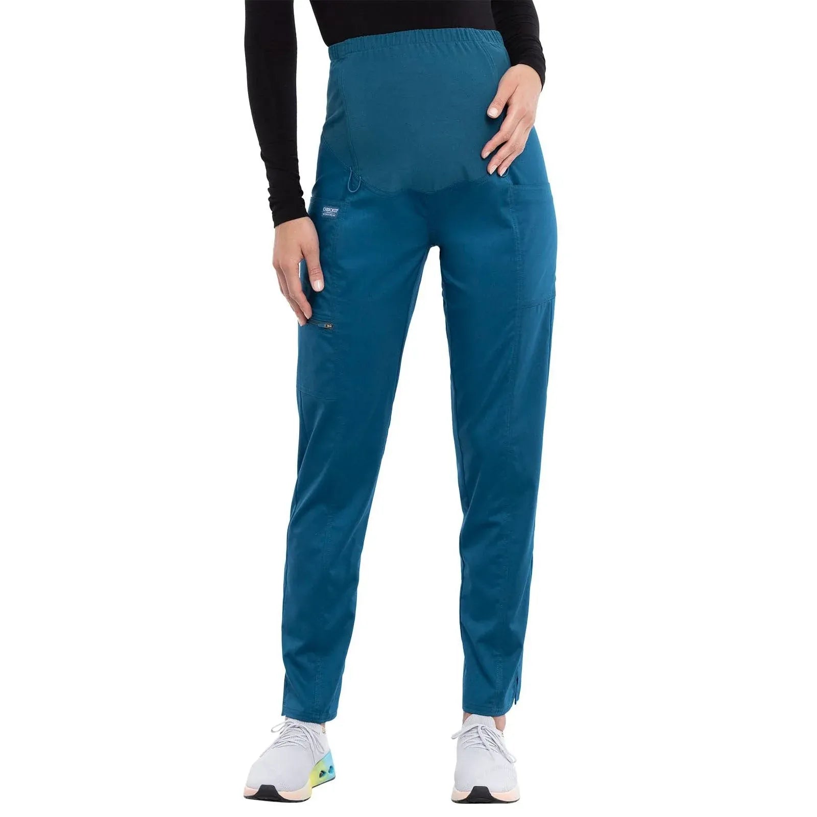 Cherokee Cherokee WW155 Caribbean Blue Revolution Maternity Pant