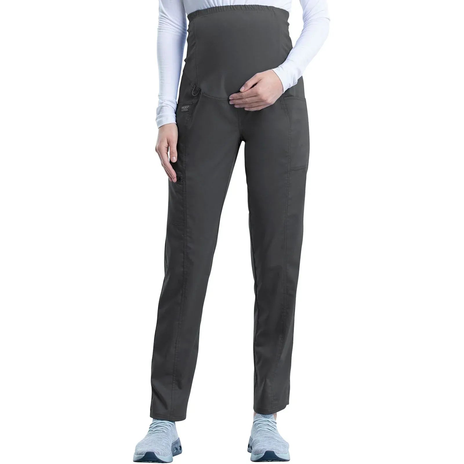 Cherokee XXS Cherokee WW155 Pewter Revolution Maternity Pant