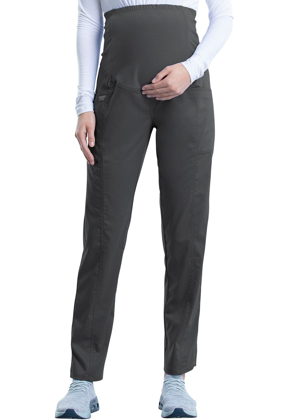 Cherokee XXS Cherokee WW155 Pewter Revolution Maternity Pant
