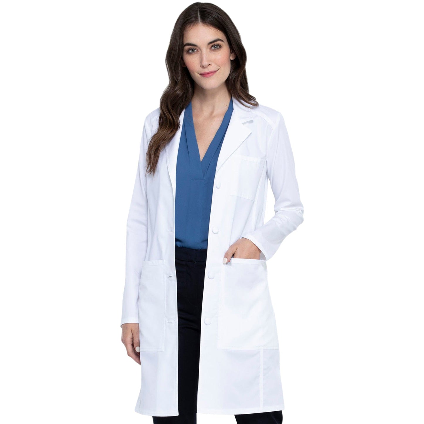 Cherokee Lab Coats Cherokee WW420AB White - Revolution Tech Womens 36 Lab Coat