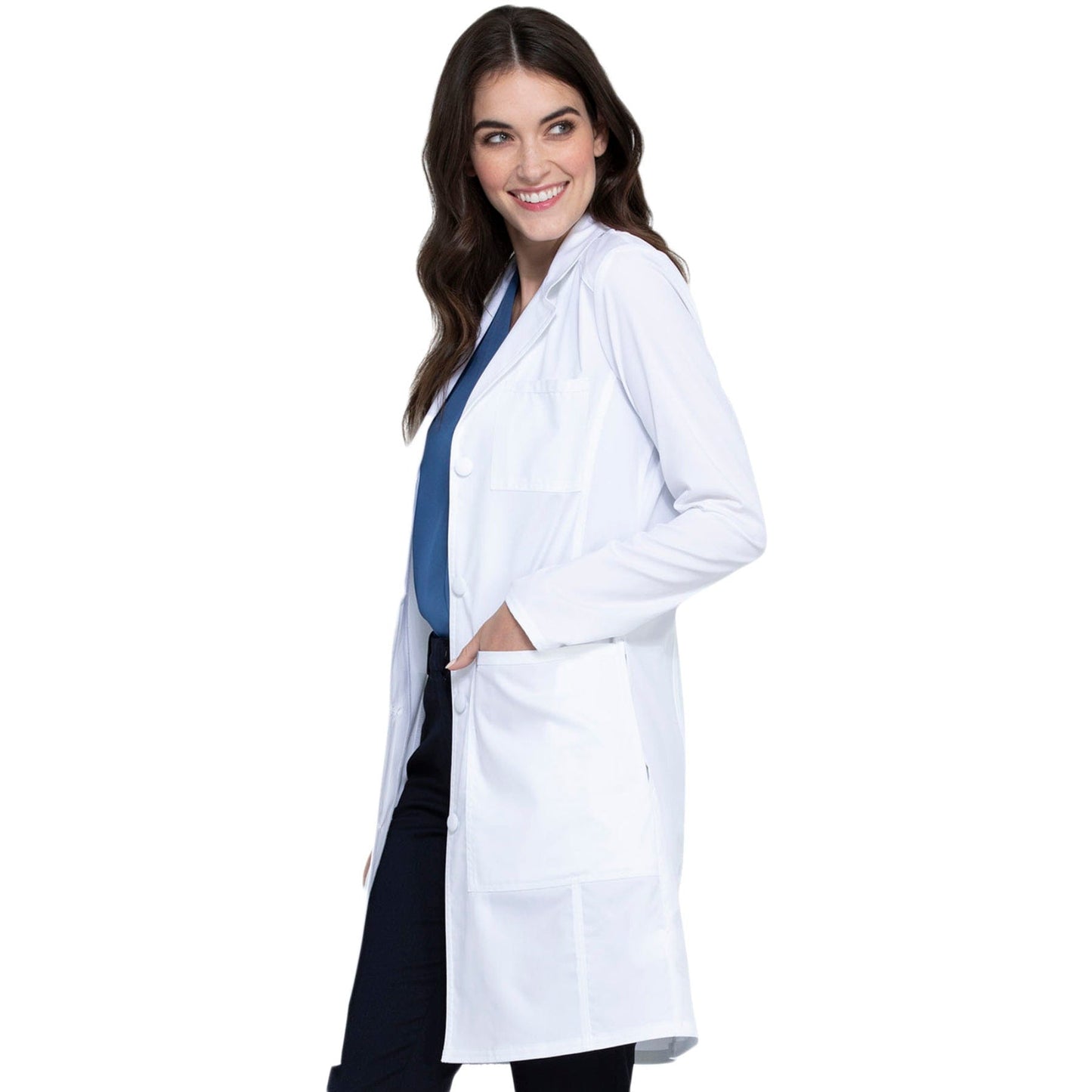 Cherokee Lab Coats Cherokee WW420AB White - Revolution Tech Womens 36 Lab Coat