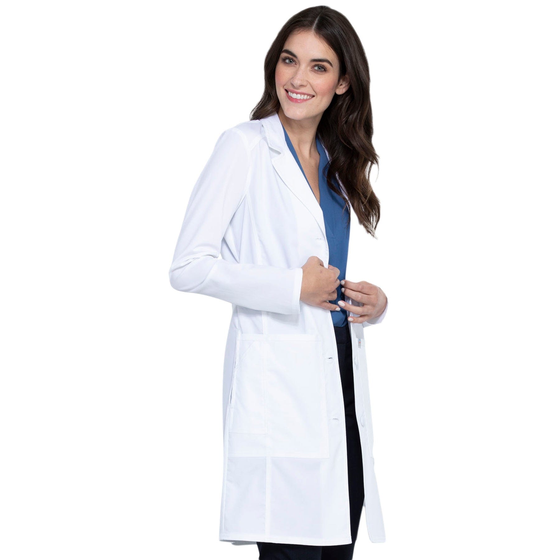 Cherokee Lab Coats Cherokee WW420AB White - Revolution Tech Womens 36 Lab Coat