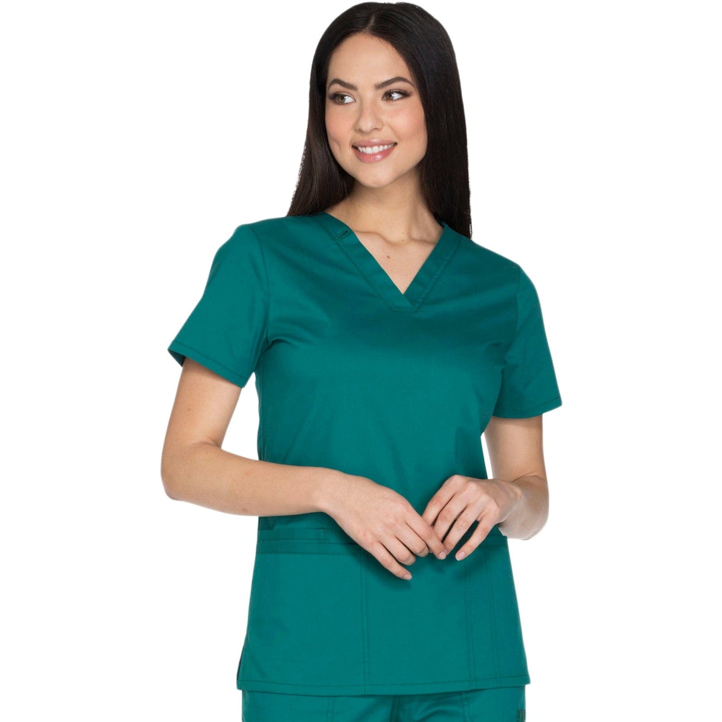Cherokee Scrub Tops XXS Cherokee WW630 Hunter - Core Stretch V-Neck Scrubs Top