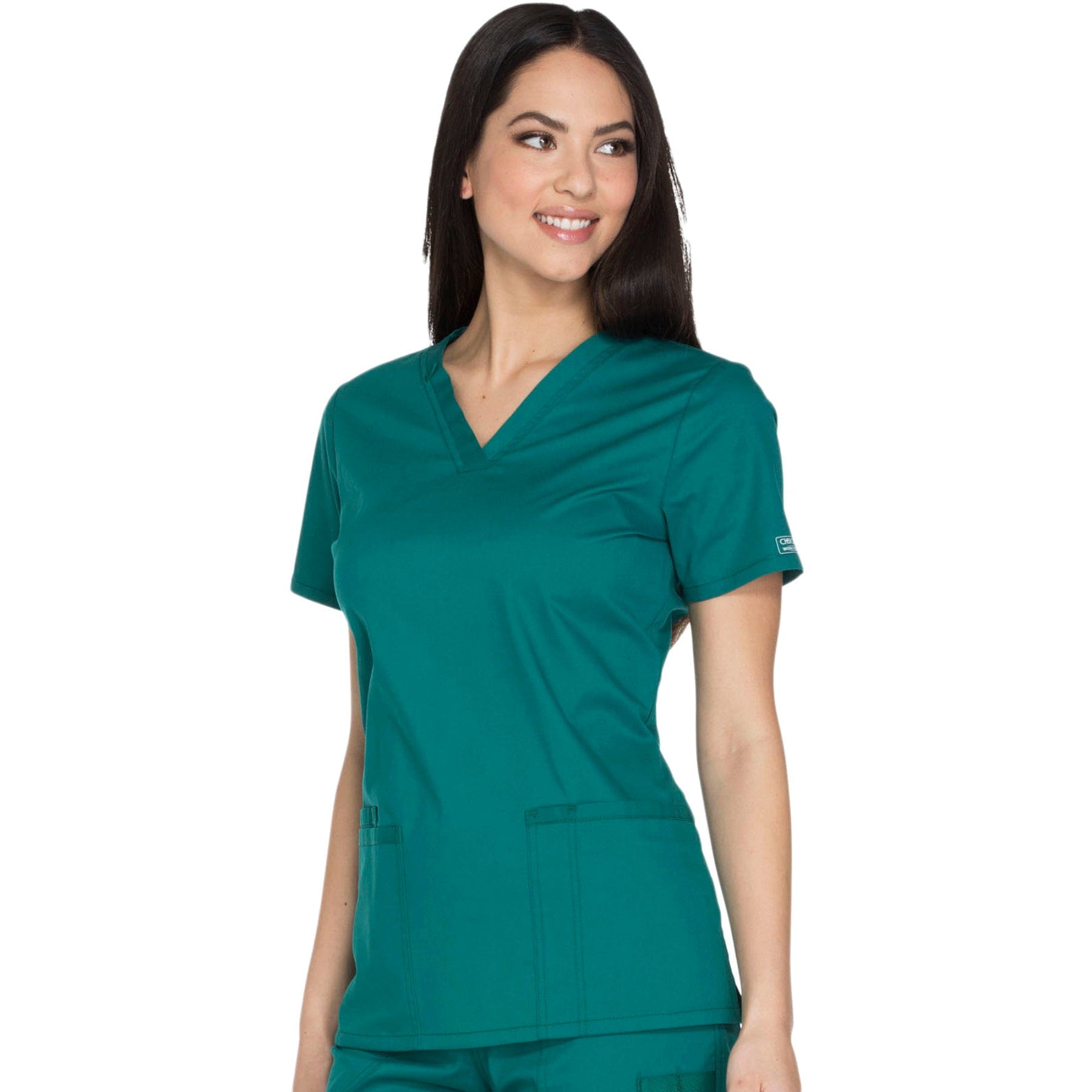Cherokee Scrub Tops Cherokee WW630 Hunter - Core Stretch V-Neck Scrubs Top