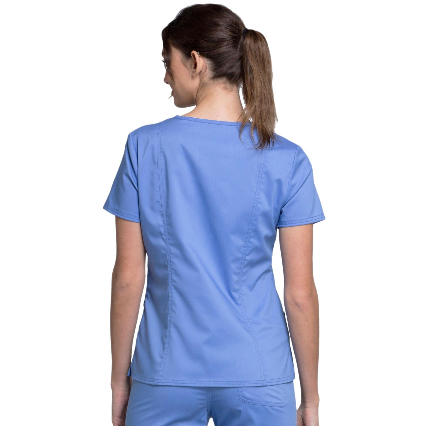 Cherokee Scrub Tops Cherokee WW710 Ciel Blue - Revolution V-Neck Top