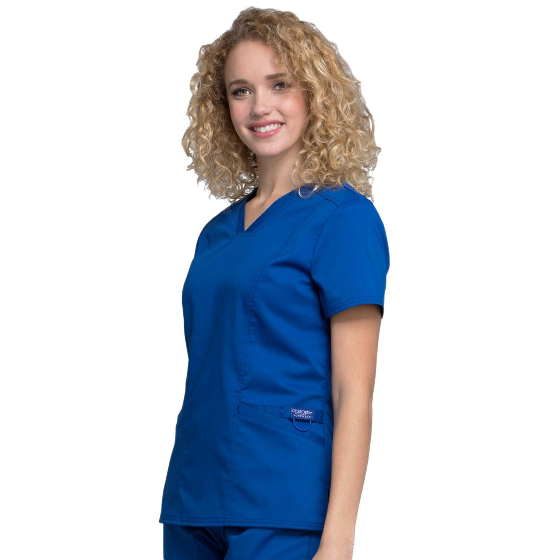 Cherokee Scrub Tops Cherokee WW710 Galaxy Blue - Revolution V-Neck Top