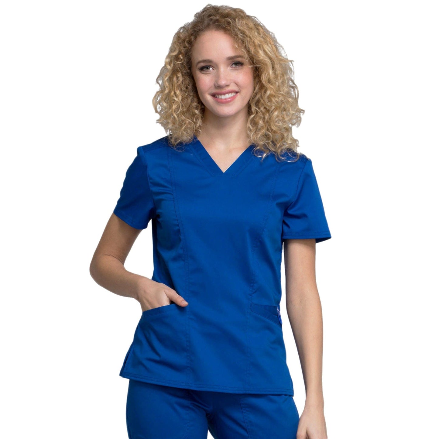 Cherokee Scrub Tops Cherokee WW710 Galaxy Blue - Revolution V-Neck Top