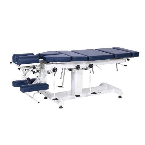 Chiropractic Table - With 4 Drop Sections - Black