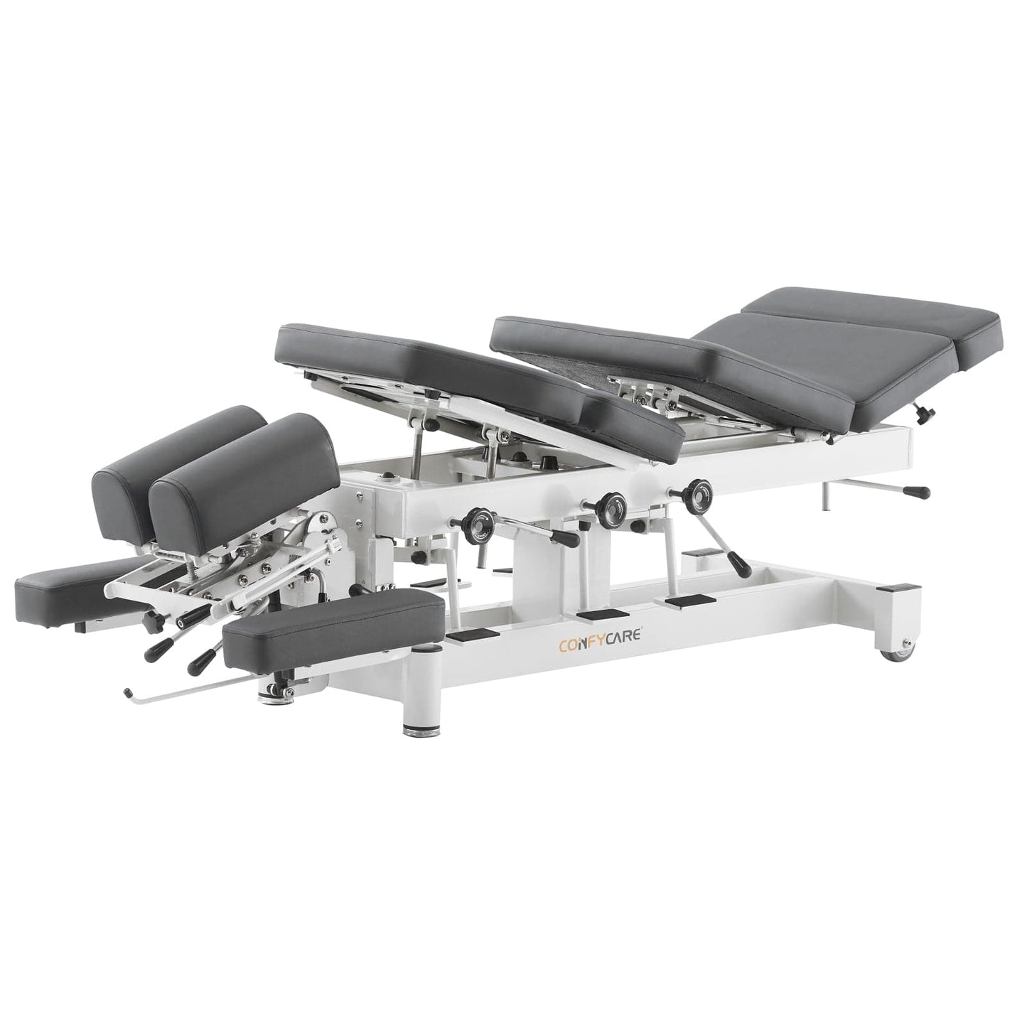 Chiropractic Table - With 4 Drop Sections - Black