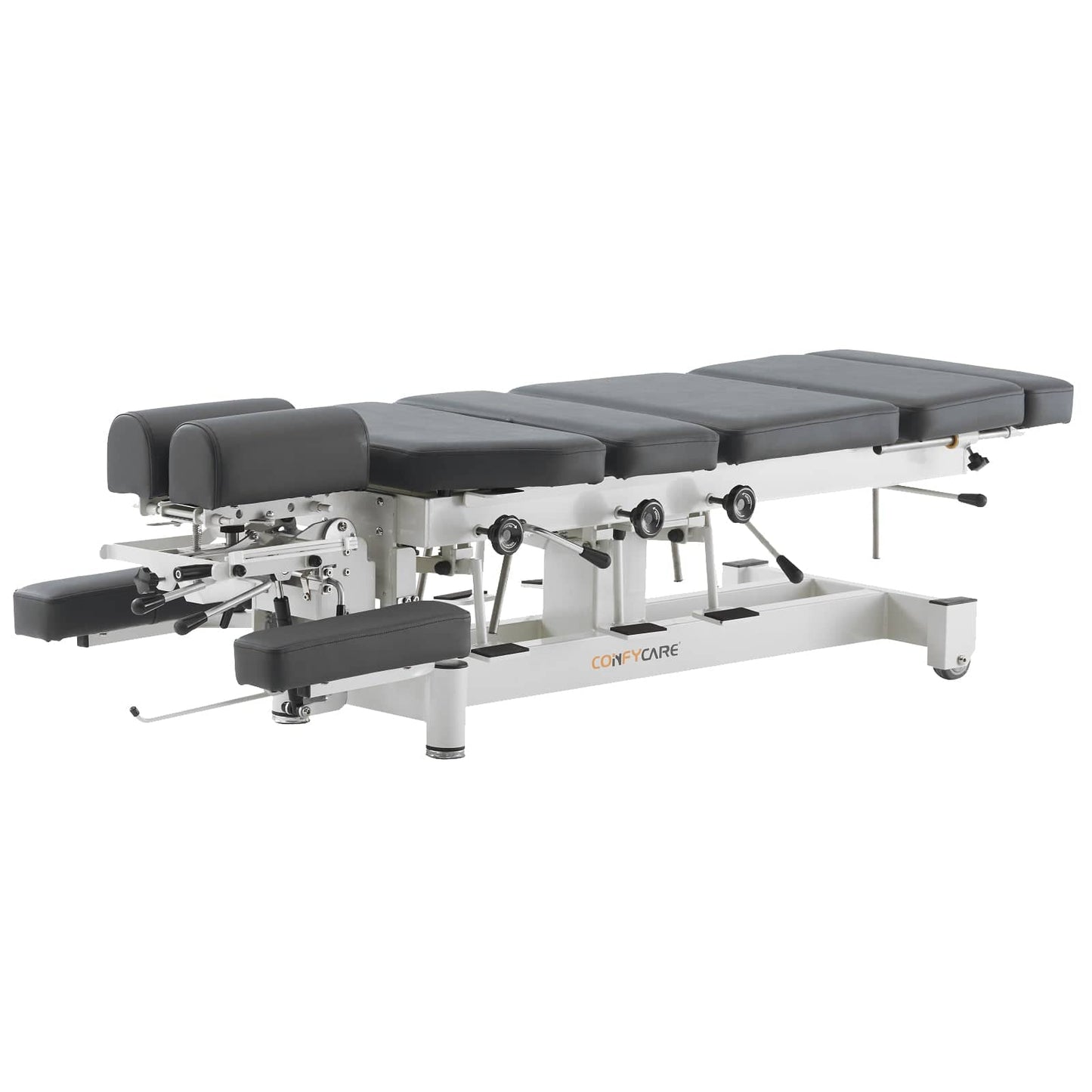 Chiropractic Table - With 4 Drop Sections - Black