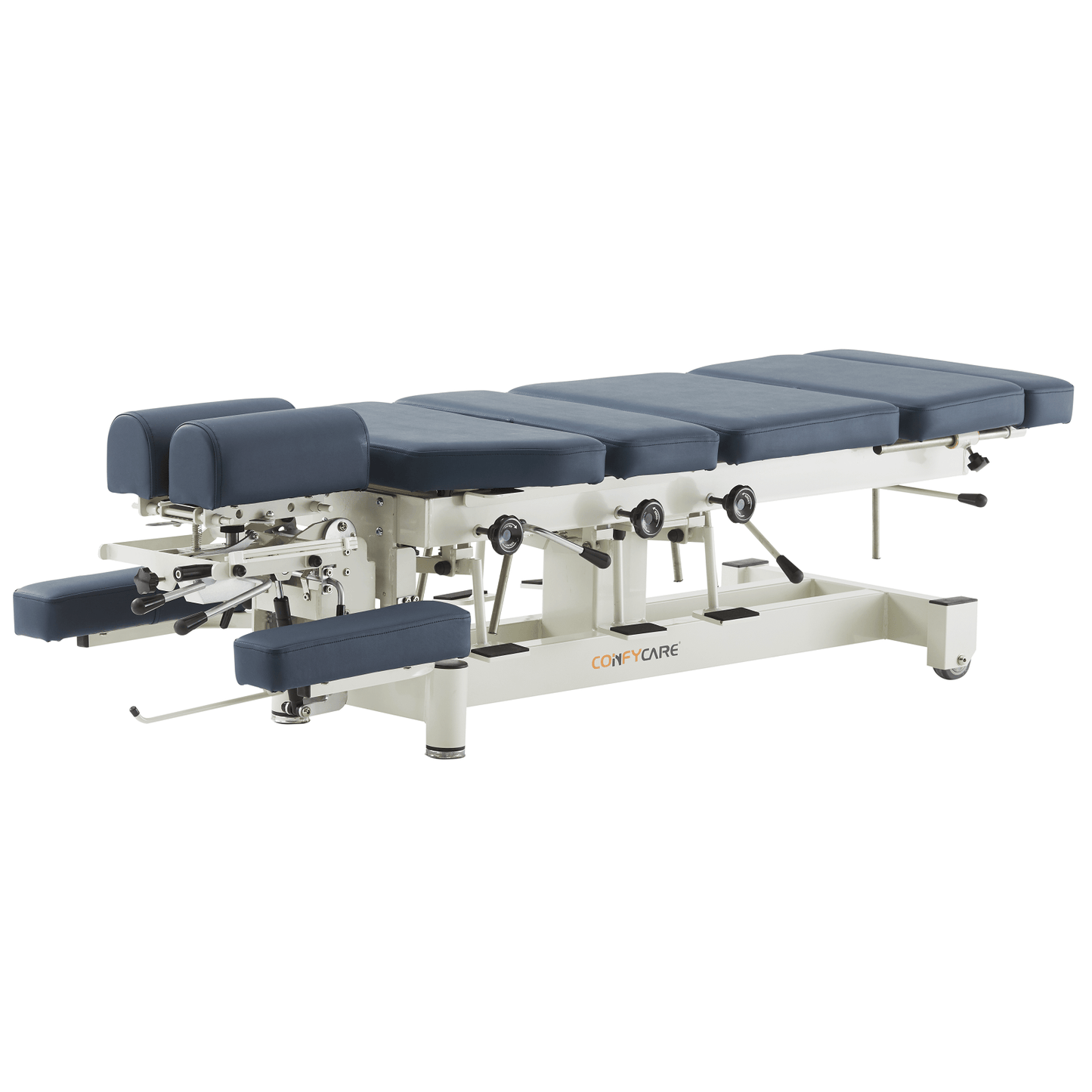 Chiropractic Table - With 4 Drop Sections - Navy Blue