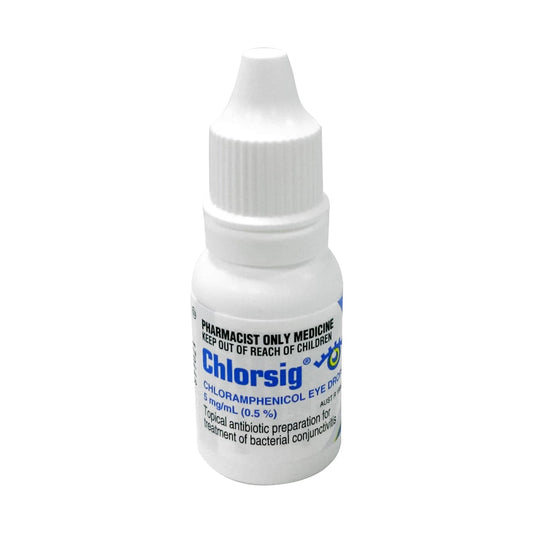 Chlorsig Eye Drops Chlorsig Chloramphenicol 0.5% Eye Drops 10ml