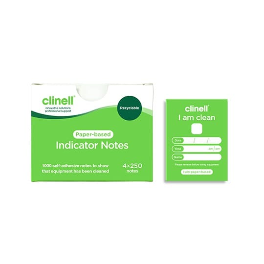 Clinell Clean Indicator Notes – Green, 1000 Notes – image 2