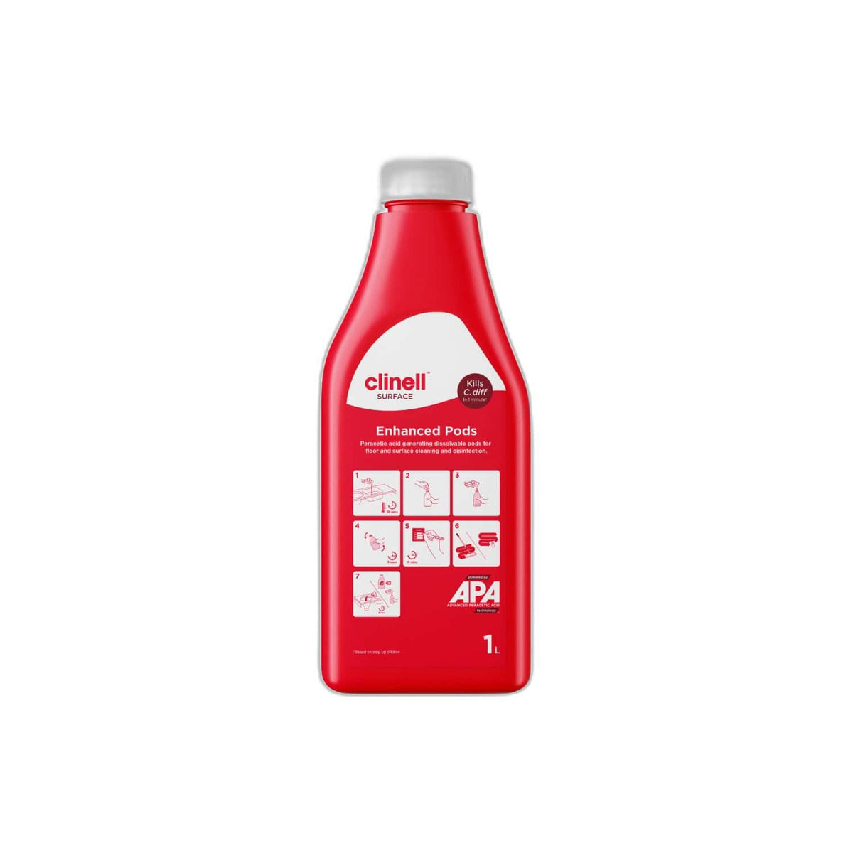 Clinell Enhanced Pods Flask – 1 Litre Capacity – product