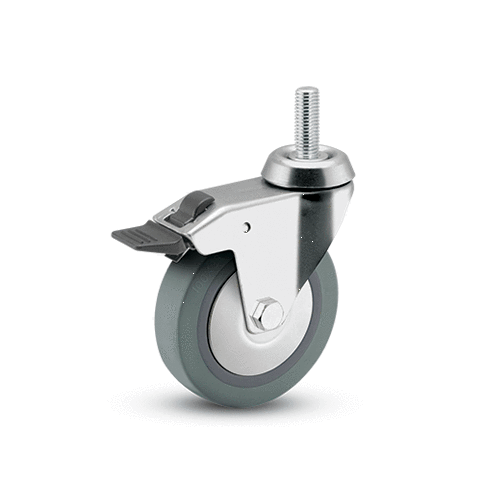 Clinicart Clinicart Caster with brake for instrument trolley 2pc
