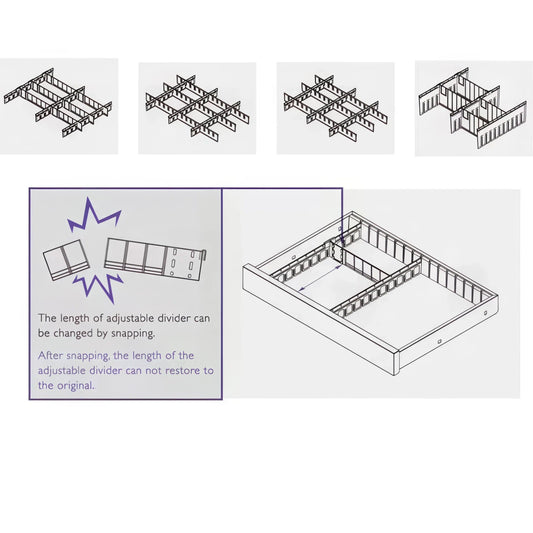 Clinicart Clinicart Emergency Cart 3 Drawer Divider Kit