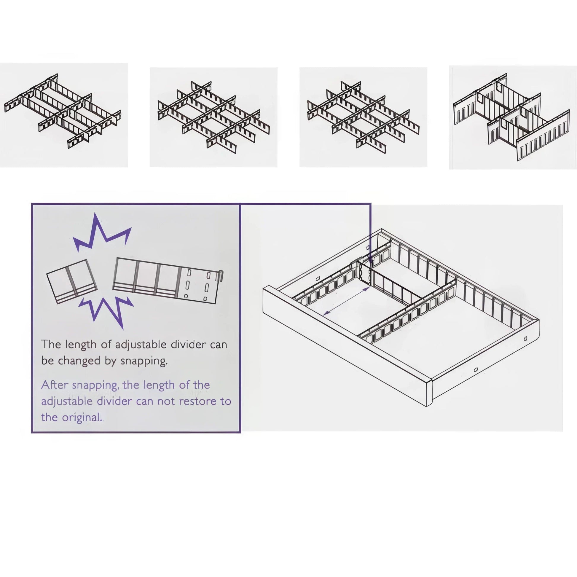Clinicart Clinicart Emergency Cart 3 Drawer Divider Kit