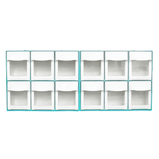 Clinicart Clinicart Tilt Bin Organiser 2x Rows of Small Bins