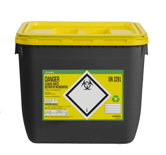 Clinisafe Sharps Container 30 Litre (Flat Lid)