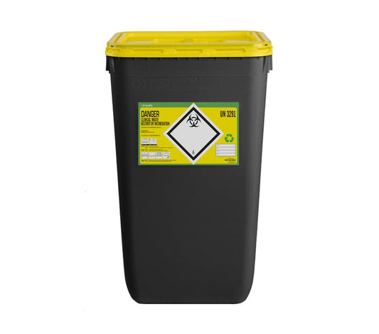 Clinisafe Sharps Container 60 Litre (Flat Lid)