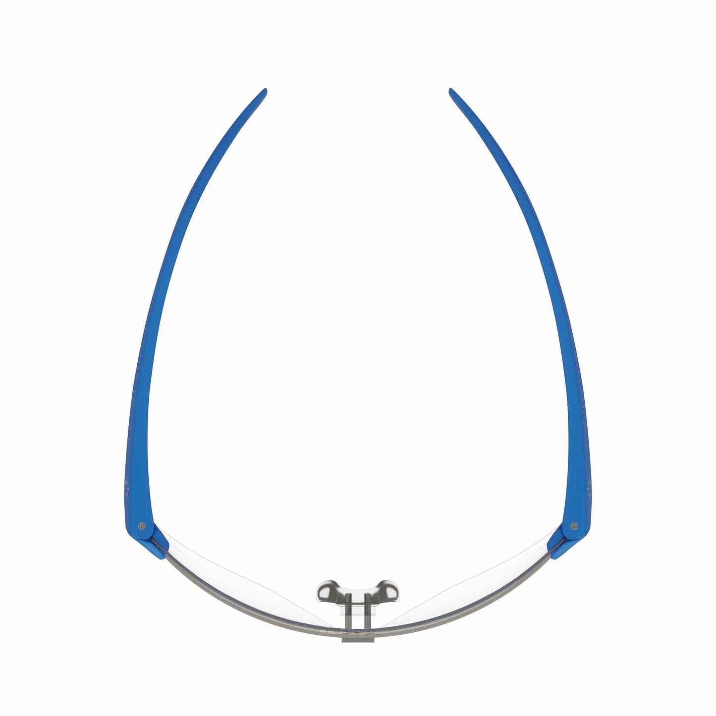 CliniSpecs Medical Safety Glasses Elite Cobalt with Silver Nose